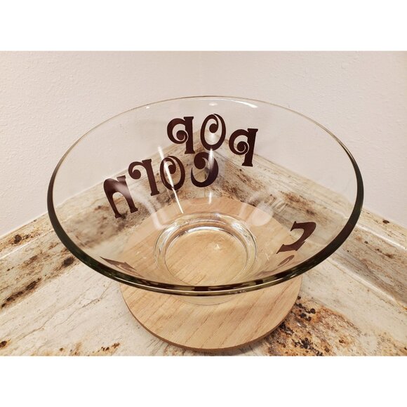 Popcorn Serving Bowls, Wheaton Glass Bowls, 1 Serving Bowl & 2 Individual Bowls - Picture 4 of 8